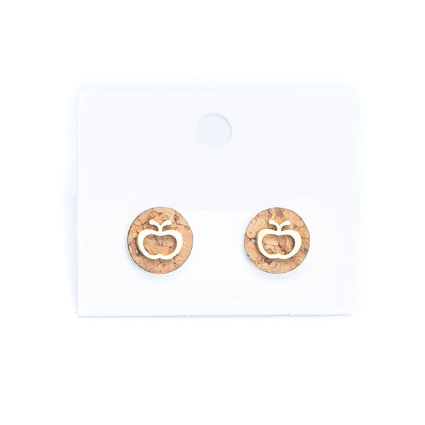 Ohrstecker Apfel