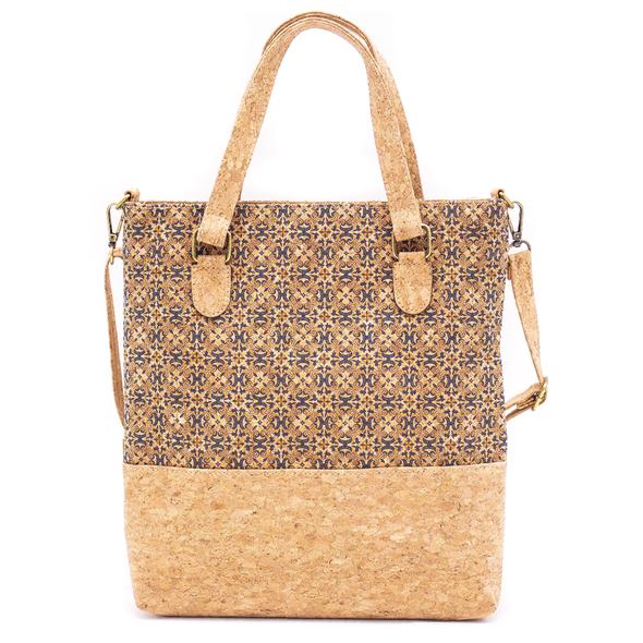 Handtasche mit Tragegriffen und Schultergurt