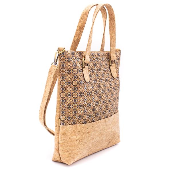 Handtasche mit Tragegriffen und Schultergurt